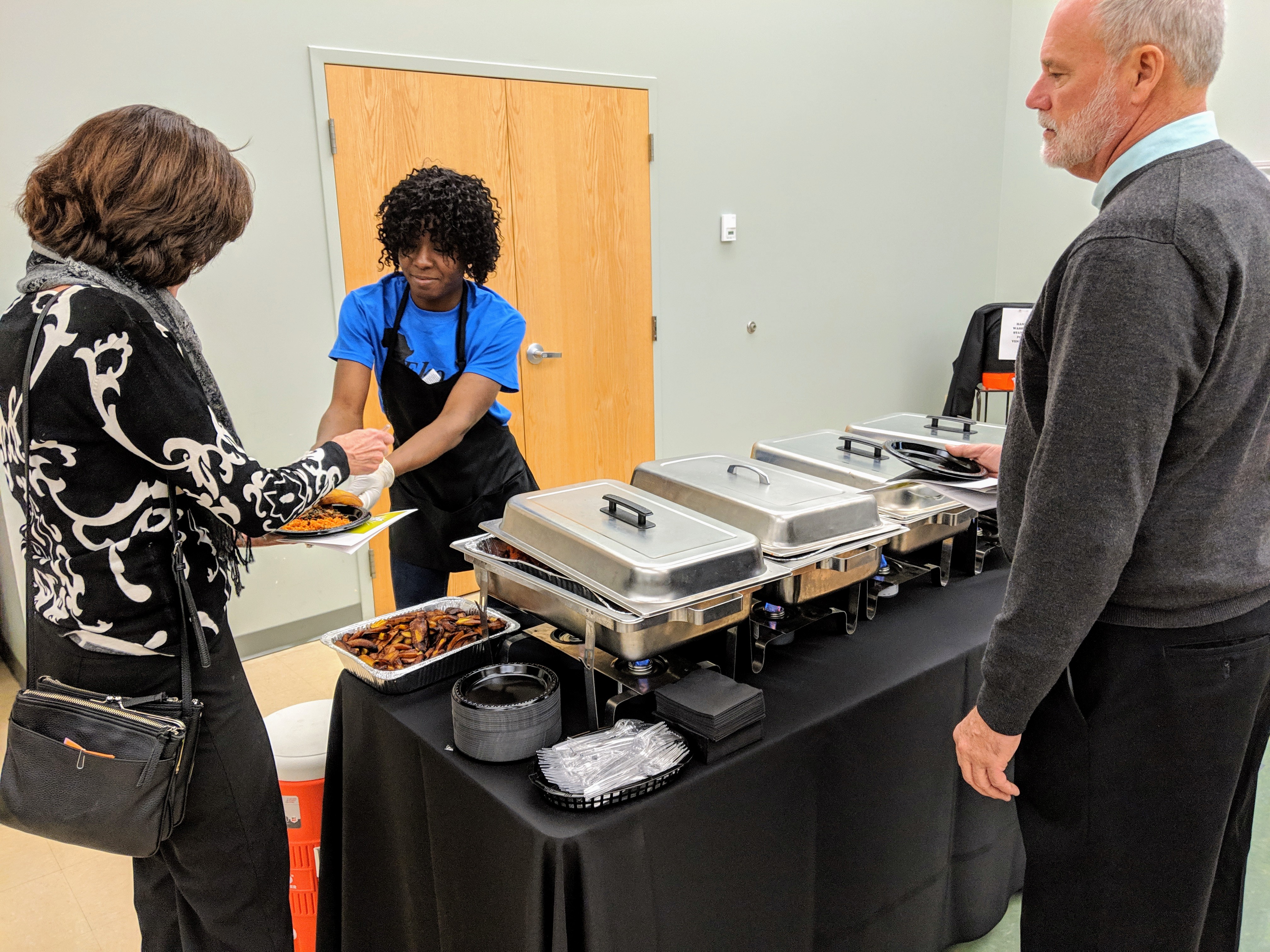 • EKO African Restaurant & Banquet Hall serving food at the 2019 Taste of Hope.