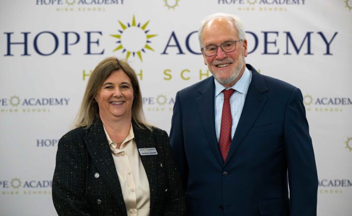 Dr. John Lechleiter and Rachelle Gardner