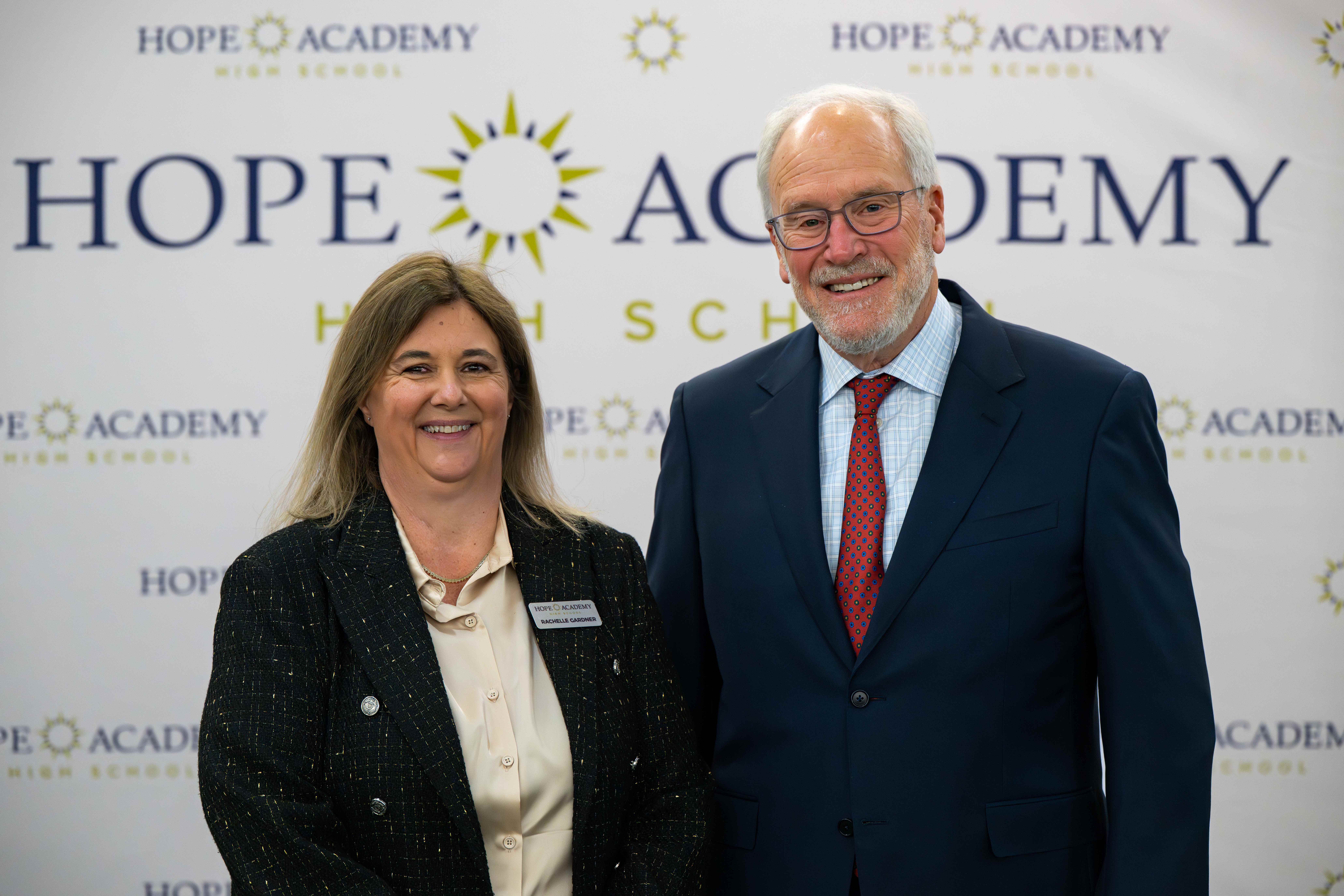 Dr. John Lechleiter and Rachelle Gardner